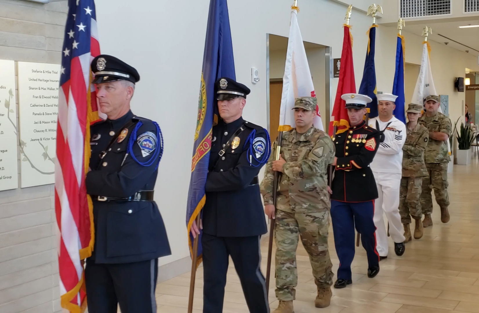 Color Guard at SAMC-Nampa