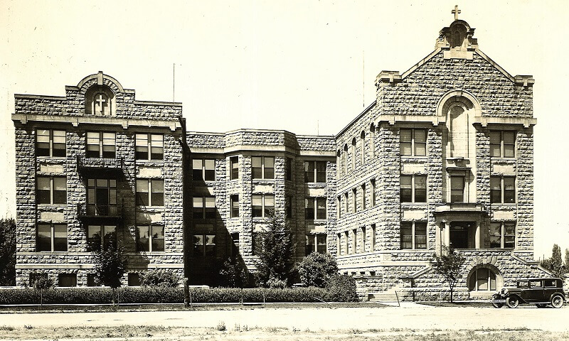 St. Elizabeth Hospital photo at 4th/Baker St. is now the home of St. Elizabeth Towers Condominiums