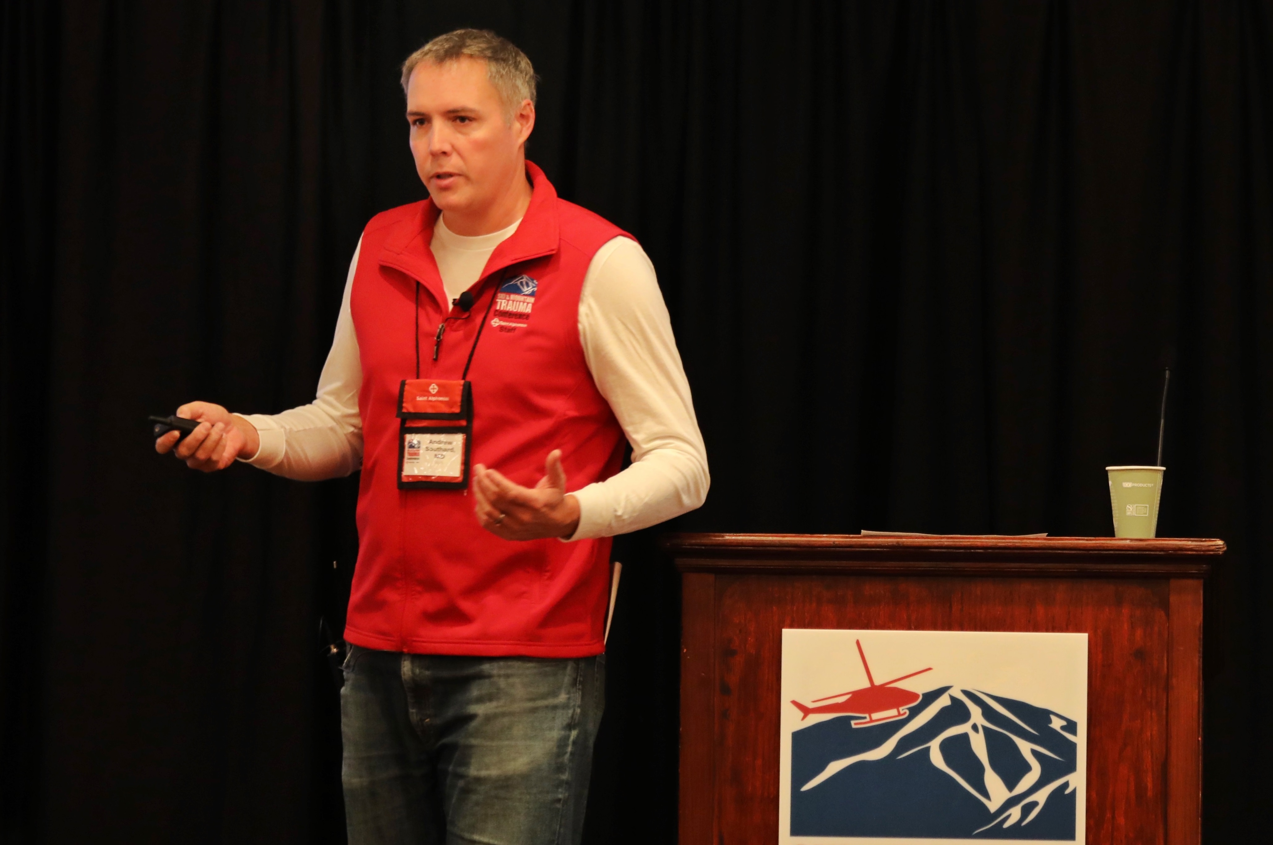 Conference emcee and presenter, Dr. Andrew Southard