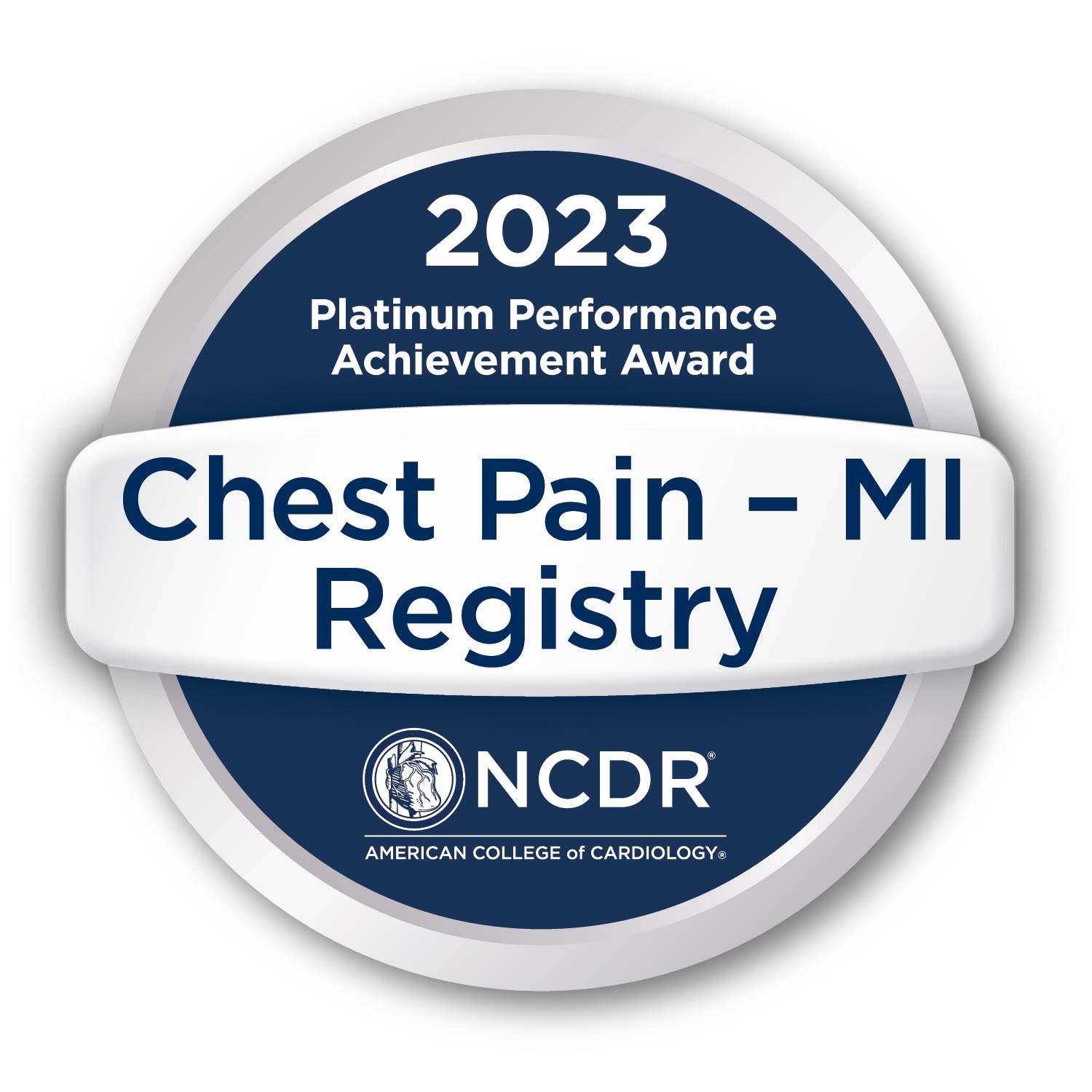 American College of Cardiology’s NCDR Chest Pain  ̶  MI Registry Platinum Performance Achievement Award for 2023