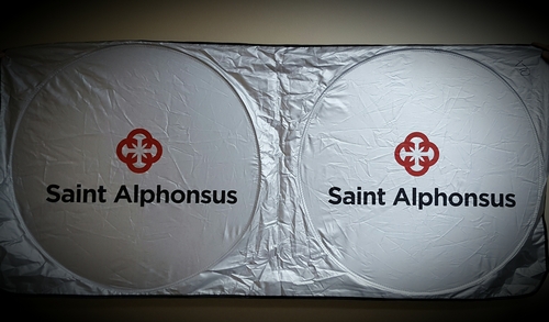 Saint Alphonsus Car Sunshade